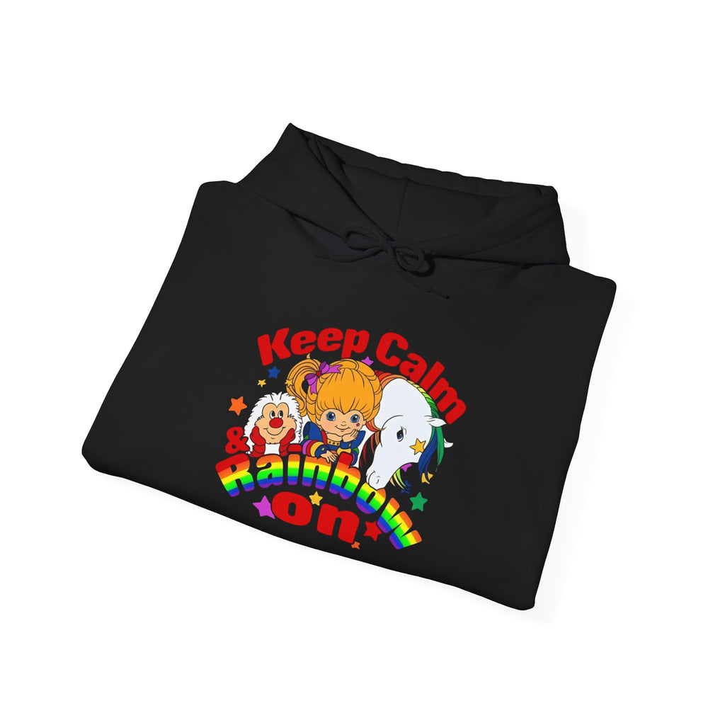 Keep Calm Rainbow On Hoodie