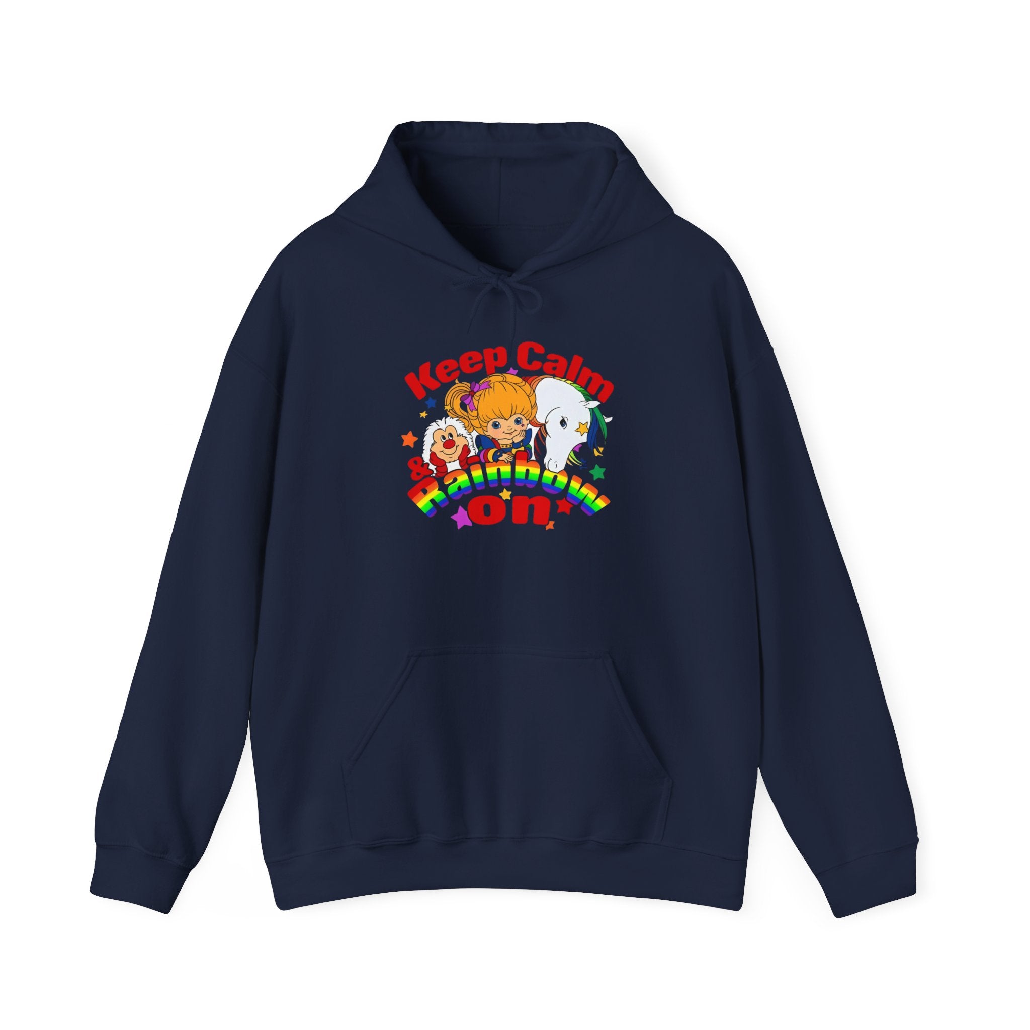 Keep Calm Rainbow On Hoodie