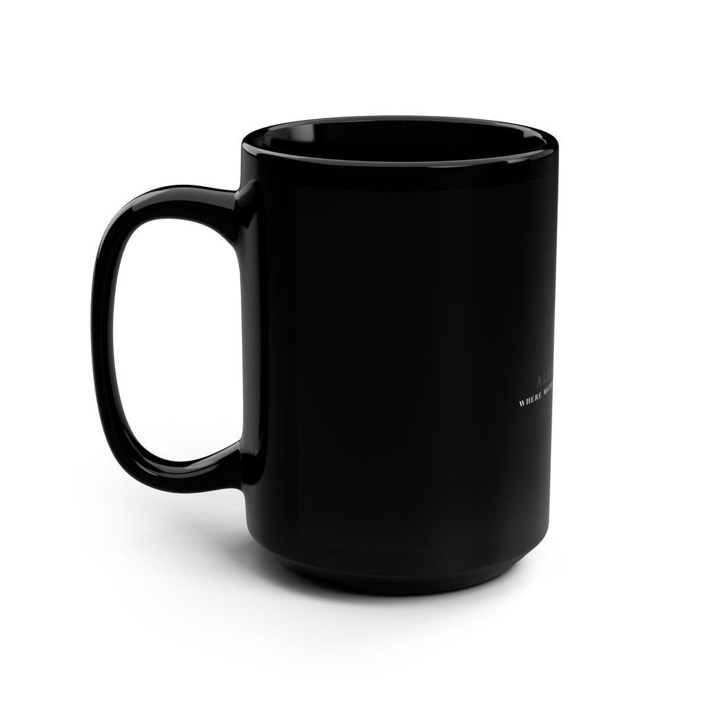Custom Black Mug 15oz - Perfect Gift for Moms & Coffee Lovers