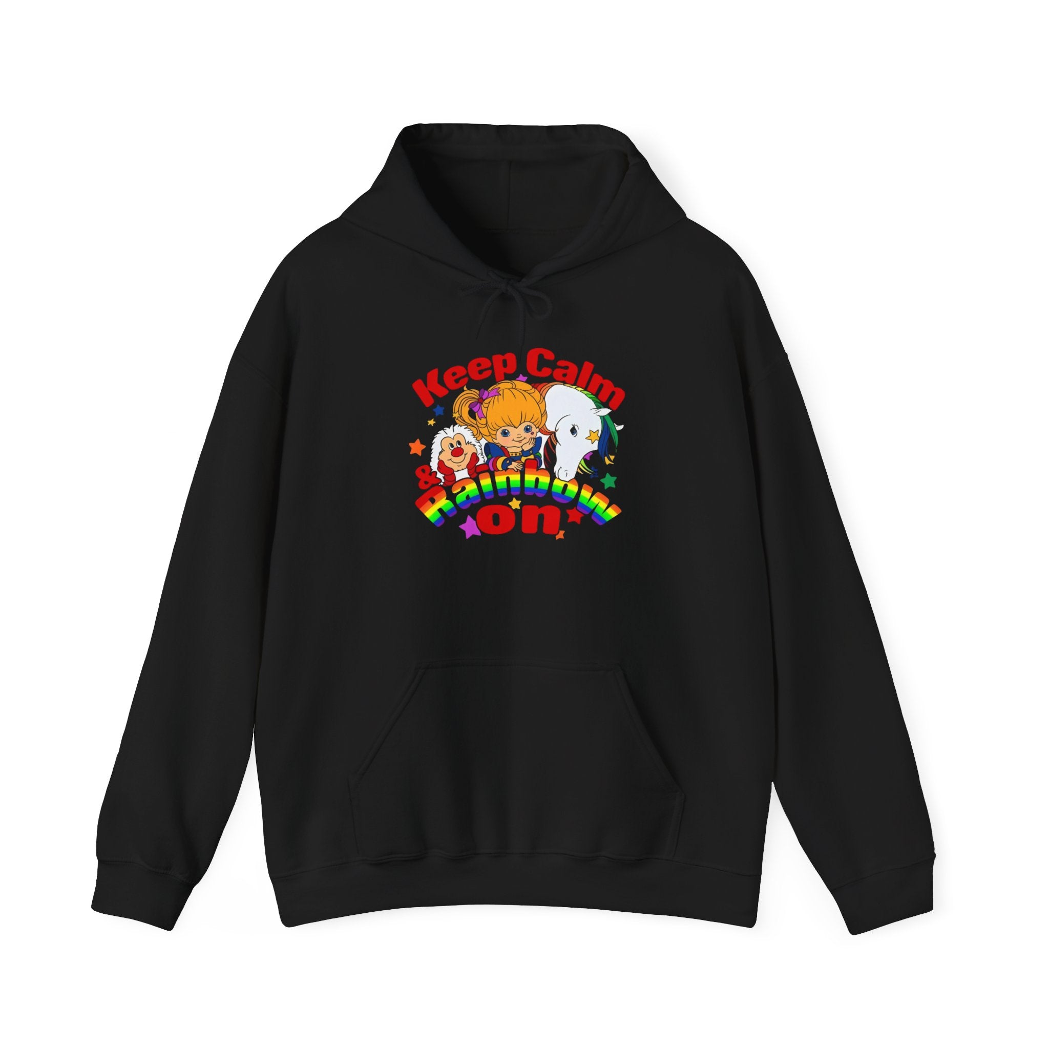 Keep Calm Rainbow On Hoodie