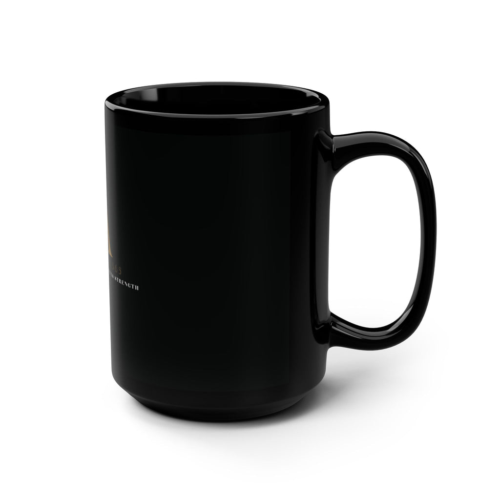Custom Black Mug 15oz - Perfect Gift for Moms & Coffee Lovers