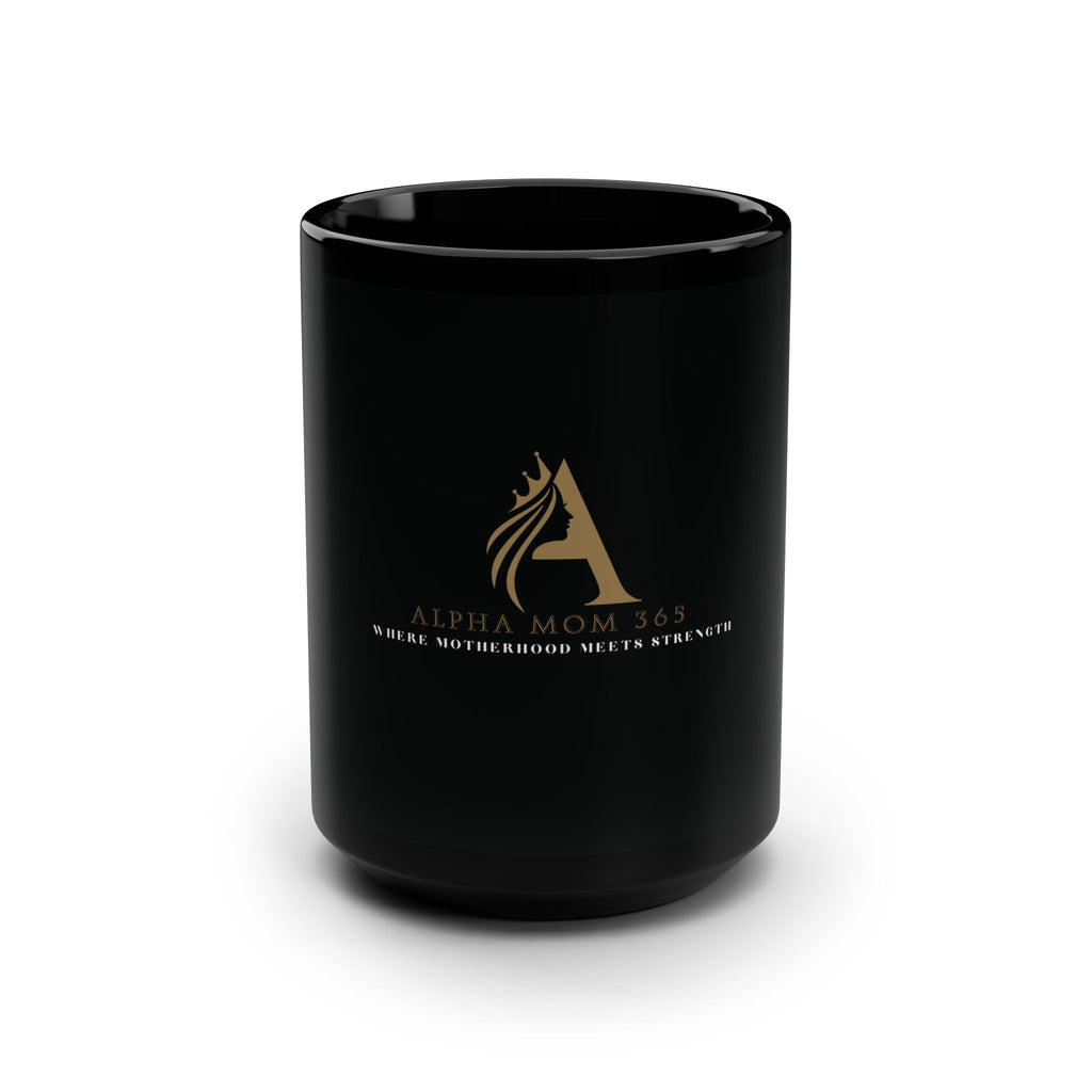 Custom Black Mug 15oz - Perfect Gift for Moms & Coffee Lovers