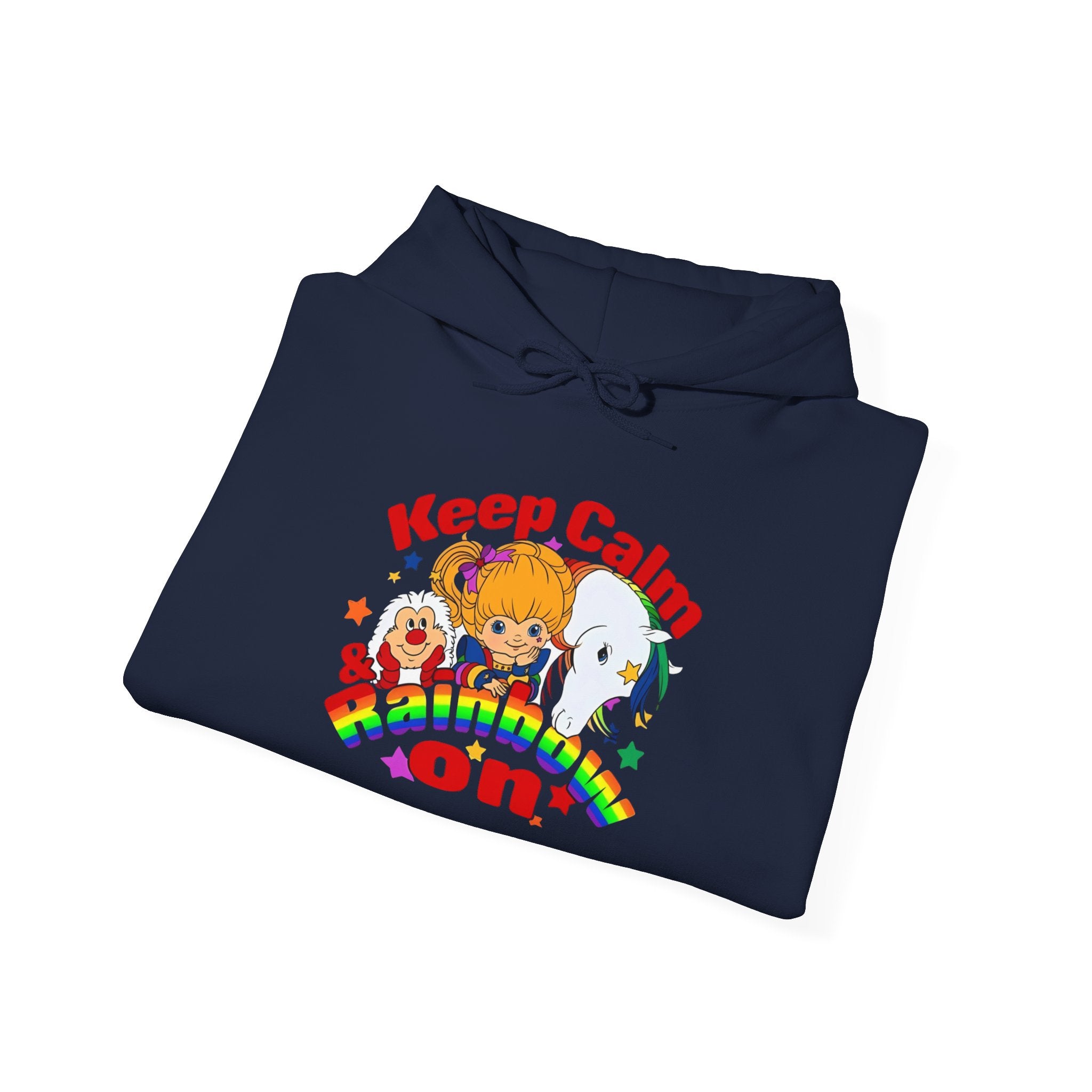 Keep Calm Rainbow On Hoodie