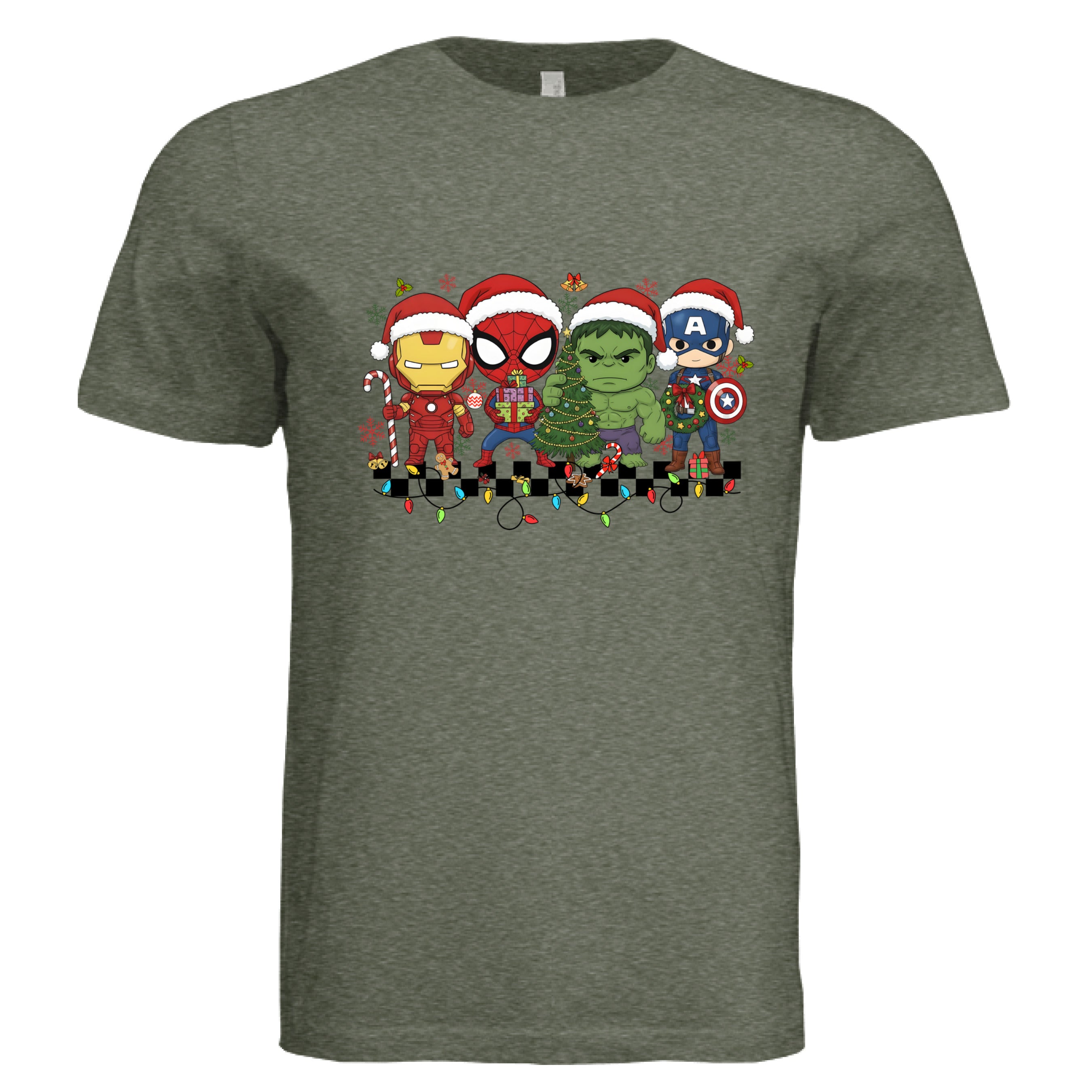 Military Green Triblend - FRONT