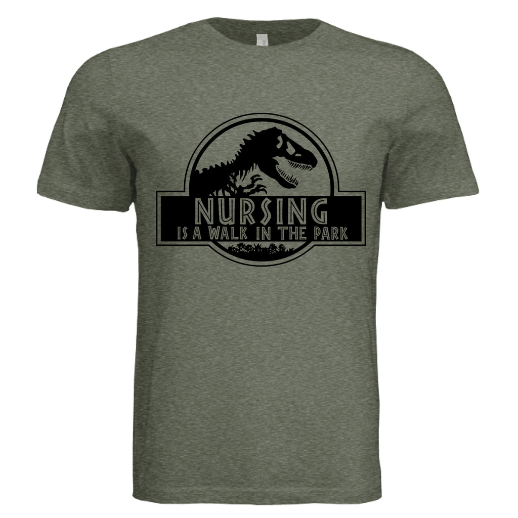 Military Green Triblend - FRONT