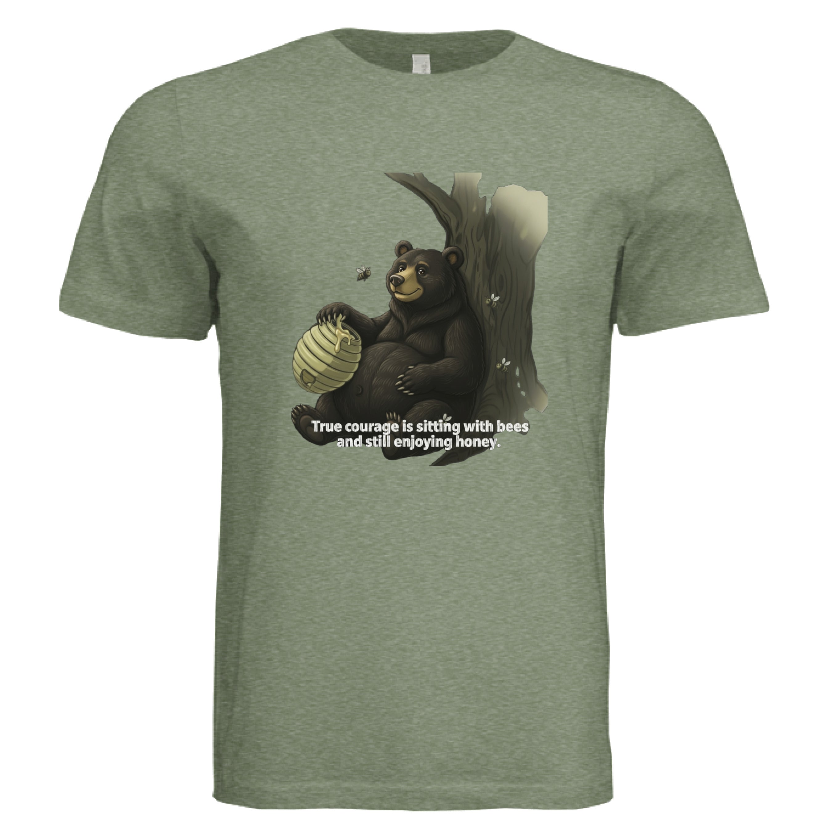 OLIVE TRIBLEND - FRONT