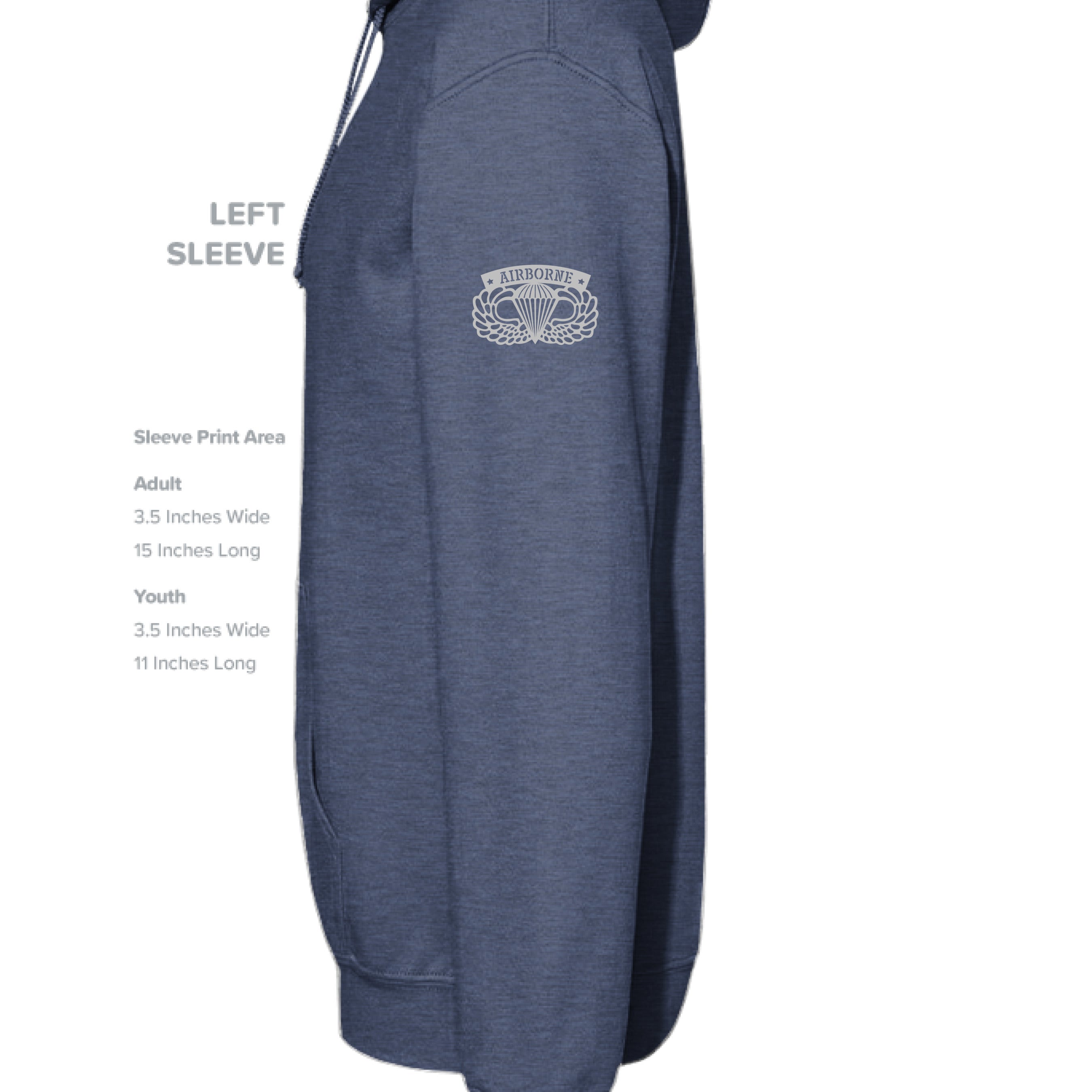 Heather Sport Dark Navy - SLEEVE_LEFT